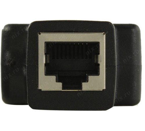 Разветвитель/ Разветвитель RJ-45 8P8C (F)<-->2 x 8P8C (F) ,FTP, ABS пластик, кат. 5eVCOM <CT252S>