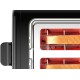Тостер BOSCH/ мощность 970Вт, отделений- 2, бесступенчатый терморегулятор, подогревание булочек, лоток для крошек, автоцентрирование тостов, цвет черный