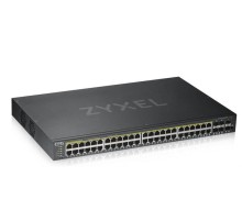 Коммутатор Smart L2 коммутатор PoE+ Zyxel NebulaFlex GS1920-48HPv2, rack 19", 44xGE PoE+, 4xCombo (SFP/RJ-45 PoE+), 2xSFP, бюджет PoE 375 Вт