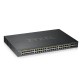 Коммутатор Smart L2 коммутатор PoE+ Zyxel NebulaFlex GS1920-48HPv2, rack 19", 44xGE PoE+, 4xCombo (SFP/RJ-45 PoE+), 2xSFP, бюджет PoE 375 Вт