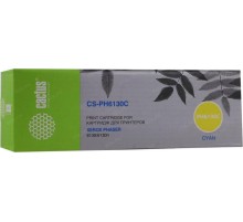 -/ Картридж лазерный Cactus CS-PH6130C 106R01282 голубой (1900стр.) для Xerox Phaser 6130/6130n
