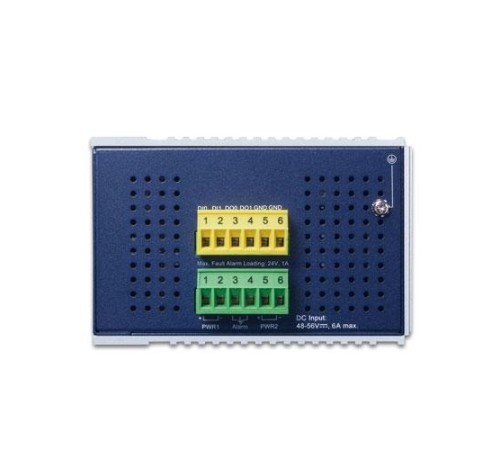 коммутатор/ PLANET IP30 Industrial L2+/L4 8-Port 1000T 802.3at PoE + 2-Port 10/100/1000T + 2-Port 100/1000X SFP Full Managed Switch (-40 to 75 C, dual redundant power input on 48~56VDC terminal block, DIDO, ERPS Ring, 1588, ONVIF, Cybersecurity features)