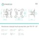 ONKRON кронштейн для телевизора и монитора 10"-35" наклонно-поворотный, чёрный R3