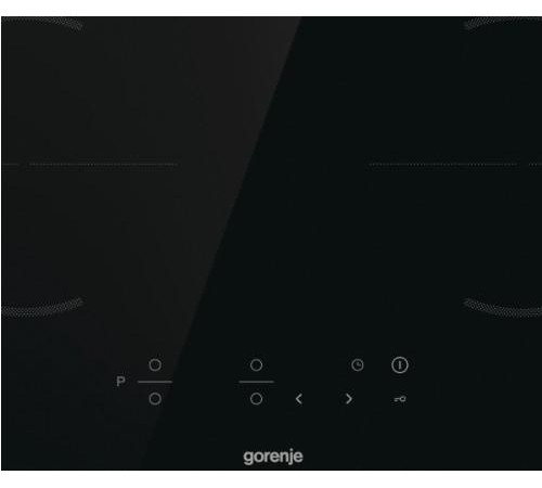 Встраиваемая варочная панель GORENJE/ Встраиваемая варочная панель GORENJE, индукционная, без рамки, сенсорное управление, таймер, блокировка от детей, PowerBoost, цвет черный