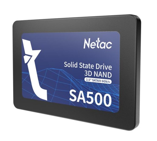 SSD накопитель Netac SSD SA500 128GB 2.5 SATAIII 3D NAND, R/W up to 500/400MB/s, TBW 60TB, 3y wty SSD накопитель Netac SSD SA500 128GB 2.5 SATAIII 3D NAND, R/W up to 500/400MB/s, TBW 60TB, 3y wty