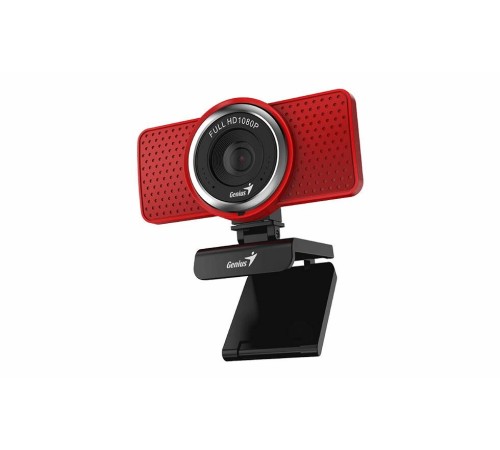 Веб-камера Genius ECam 8000 красная (Red) new package, 1080p Full HD, Mic, 360°, универсальное мониторное крепление, гнездо для штатива Веб-камера Genius ECam 8000 красная (Red) new package, 1080p Full HD, Mic, 360°, универсальное мониторное крепление, гнездо для штатива