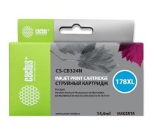 -/ Картридж струйный Cactus CS-CB324N(CS-CB324) №178XL пурпурный (14.6мл) для HP PS B8553/C5383/C6383