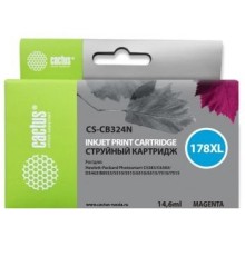-/ Картридж струйный Cactus CS-CB324N(CS-CB324) №178XL пурпурный (14.6мл) для HP PS B8553/C5383/C6383