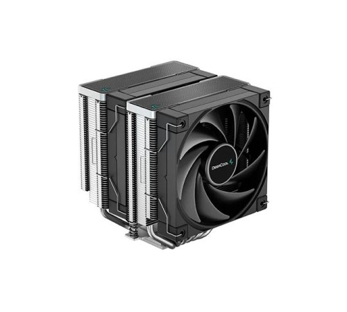 Кулер для процессора DEEPCOOL AK620 LGA20XX/1700/1200/115X/AM5/AM4 (8шт/кор, TDP 260W, PWM, DUAL Fan 120mm, 6 тепл. трубок, черный) RET (R-AK620-BKNNMT-G)
