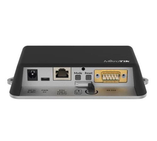 Точка доступа MikroTik LtAP mini LTE kit with 650MHz CPU, 64MB RAM, 1xLAN, built-in 2.4Ghz 802.11b/g/n Dual Chain wireless with integrated antenna, LTE modem (for International bands 1/2/3/5/7/8/20/38/40) with inte