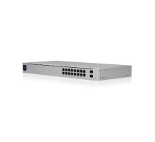 Коммутатор/ 16-port, Layer 2 PoE switch with a silent, fanless cooling system.42W total PoE availability