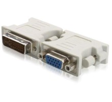 Адаптер переходник Greenconnect GC- CV103, DVI AM 24+5M / VGA AF 15F, медь, пакет