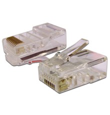  Коннектор RJ45 UTP 8P8C, универсальный, cat.6, 100 шт.