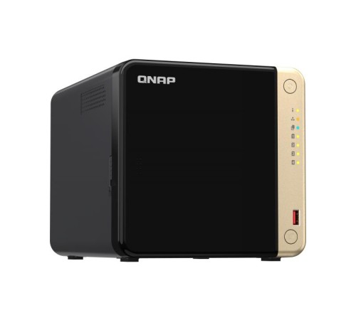 Сетевое хранилище без дисков/ SMB QNAPTS-464-8G NAS 4 HDD trays, 4-core Intel Celeron N5105/N5095 2.0-2.9 GHz, 8 GB RAM (1 x 8 GB) up to 16 GB (2 x 8GB), 2x2.5 Gigabit Ethernet , 2xUSB 3.2 Gen 2 (10Gbps), 2xUSB 2.0 port, 1xHDMI, 2xM.2 PCIe Gen 3 x1 slots Сетевое хранилище без дисков/ SMB QNAPTS-464-8G NAS 4 HDD trays, 4-core Intel Celeron N5105/N5095 2.0-2.9 GHz, 8 GB RAM (1 x 8 GB) up to 16 GB (2 x 8GB), 2x2.5 Gigabit Ethernet , 2xUSB 3.2 Gen 2 (10Gbps), 2xUSB 2.0 port, 1xHDMI, 2xM.2 PCIe Gen 3 x1 slots