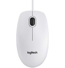 Мышь/ Logitech Optical Mouse B100  White USB   OEM