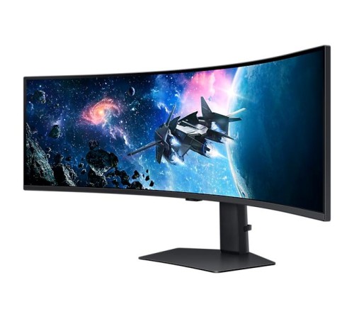 Монитор Samsung 49" Odyssey G9 G95C S49CG954EI Curved (VA 32:9 5120x1440x240Hz 1ms 450cd 2500:1 178/178 1,07B DP; HDMIx2 USB3.0x2 HAS Tilt Swiv VESA Black (существенное повреждение коробки)