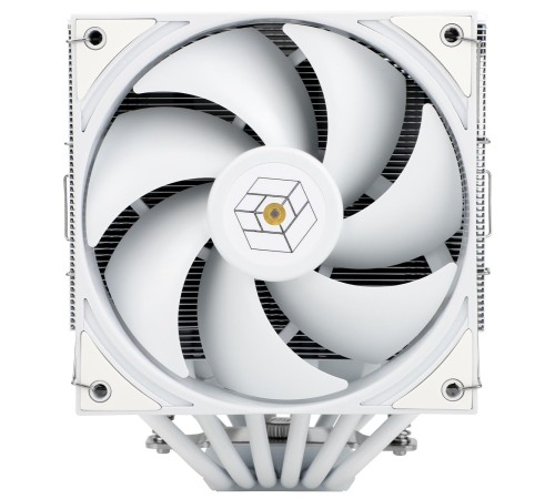 Кулер для процессора/ CPU Cooler Thermalright Royal Pretor 130 White (4-pin PWM, 158mm, Ni/Cu, 6x6mm, 1x120+1x130mm, 80.45CFM/81.88CFM, 29.4dBA/28.3dBA, 2150PM/1750RPM, S: 1200, 1700, 1851, 2011, 2066, 115X, AM4, AM5, white) Кулер для процессора/ CPU Cooler Thermalright Royal Pretor 130 White (4-pin PWM, 158mm, Ni/Cu, 6x6mm, 1x120+1x130mm, 80.45CFM/81.88CFM, 29.4dBA/28.3dBA, 2150PM/1750RPM, S: 1200, 1700, 1851, 2011, 2066, 115X, AM4, AM5, white)