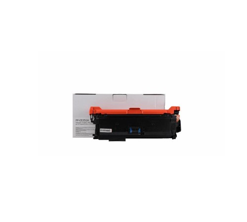 Картридж, голубой, 7 000 страниц, для HP моделей Color LJ CP3520/CP3525dn/CM3530fs (аналог CE251A/CRG723C/CRG323C), FP-CE251A