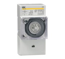 Таймер ТЭМ181 аналоговый 16А 230В на DIN-рейку IEK