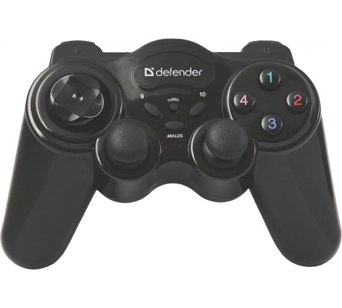 Defender Беспроводной геймпад Game Master Wireless USB, радио, 12 кнопок, 2 стика