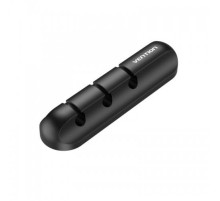 Органайзер для проводов на 3 порта Vention, черный