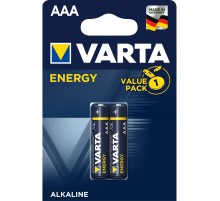 Батарейка AAA/ Батарейка Varta ENERGY LR03 AAA BL2 Alkaline 1.5V (4103) (2/20/100) (2 шт.)