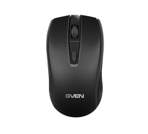 Беспроводная мышь SVEN RX-220W чёрная (3+1кл. 800-1600DPI, блист)