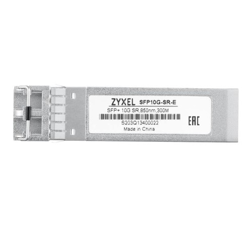 Трансивер/ ZYXEL SFP10G-SR-E (pack of 10 pcs), SFP transceiver multi mode, SFP +, Duplex LC, 850nm, 300 m Трансивер/ ZYXEL SFP10G-SR-E (pack of 10 pcs), SFP transceiver multi mode, SFP +, Duplex LC, 850nm, 300 m