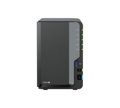 Системы хранения данных Synology DC 2,0GhzCPU/2Gb(6)/RAID0,1/upto 2HP HDD SATA(3.5', 2.5')/2xUSB3.2/2xGbE/iSCSI/2xIPcam(up to 25)/1xPS /1YW (repl DS220+)