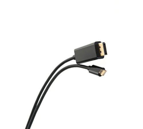 Кабель-адаптер/ Кабель-адаптер USB 3.1 Type-Cm --> DP(m) 3840x2160@60Hz, 1m VCOM <CU422C-1M> Кабель-адаптер/ Кабель-адаптер USB 3.1 Type-Cm --> DP(m) 3840x2160@60Hz, 1m VCOM <CU422C-1M>