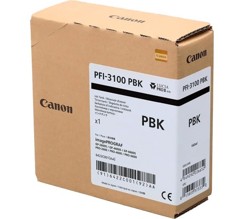 Картридж/ CANON INK PFI-3100'PBK