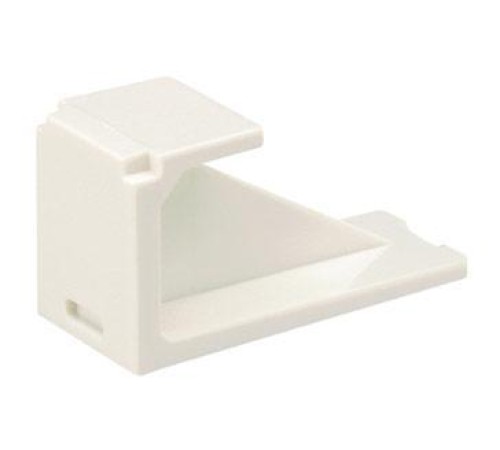 Модуль MiniCom заглушка, белый/ Blank Module, 1 Port Arctic White