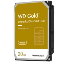 Жесткий диск/ HDD WD SATA3 20Tb Gold 7200 512mb 1 year warranty