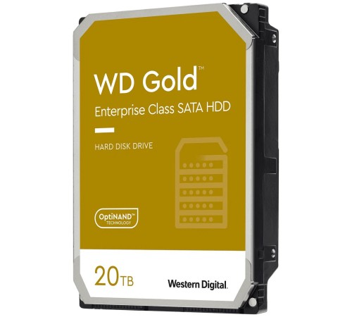 Жесткий диск/ HDD WD SATA3 20Tb Gold 7200 512mb 1 year warranty