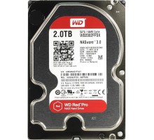Жесткий диск/ HDD WD SATA3 2Tb Red Pro for NAS 7200 64Mb 1 year warranty