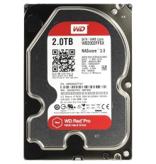 Жесткий диск/ HDD WD SATA3 2Tb Red Pro for NAS 7200 64Mb 1 year warranty