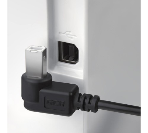 Greenconnect Кабель 1.0m USB 2.0, AM/BM угловой, черный, 28/28 AWG, экран, армированный, морозостойкий, GCR-UPC3M2-BB2S-1.0m Greenconnect Кабель 1.0m USB 2.0, AM/BM угловой, черный, 28/28 AWG, экран, армированный, морозостойкий, GCR-UPC3M2-BB2S-1.0m