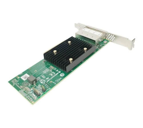 Контроллер/ Broadcom 9500-16e HBA, Low Profile Bracket, FH (attached), PCIe Gen4 x8 LP, Tri-Mode SAS/SATA/NVMe 12G HBA, 16port(4*ext SFF8644), SAS3816 Контроллер/ Broadcom 9500-16e HBA, Low Profile Bracket, FH (attached), PCIe Gen4 x8 LP, Tri-Mode SAS/SATA/NVMe 12G HBA, 16port(4*ext SFF8644), SAS3816