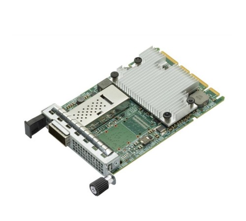 Серверный сетевой адаптер/ Single-Port 100 Gb/s QSFP56 Ethernet PCI Express 4.0 x16 OCP 3.0 SFF Network Adapter Серверный сетевой адаптер/ Single-Port 100 Gb/s QSFP56 Ethernet PCI Express 4.0 x16 OCP 3.0 SFF Network Adapter
