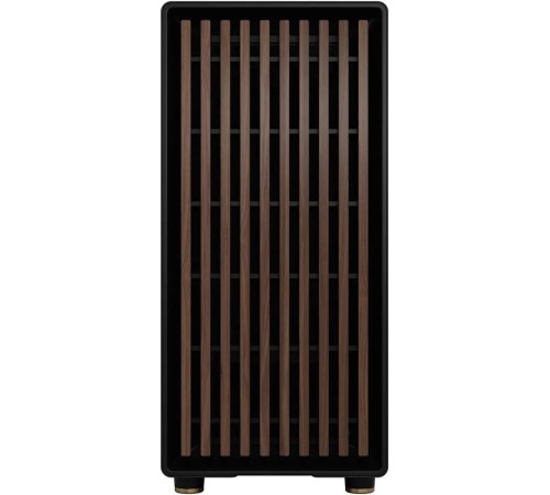 Корпус без блока питания/ Case Fractal Design North XL TG Dark Tint, Full-Tower, 3x140mm, 2xUSB-A 3.2 + 1xUSB 3.2 Type-C E-ATX, ATX, mATX, mITX Wood panel, Charcoal Black