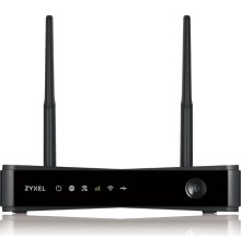 Маршрутизатор/ ZYXEL LTE3301 Indoor LTE Router, 802.11ac (2,4 & 5 GHz) up to 300+867 Mb/s, LTE/3G/2G, 2 SMA-F for external LTE antennas, 4xLAN GE (1xWAN GE), 1xUSB2.0