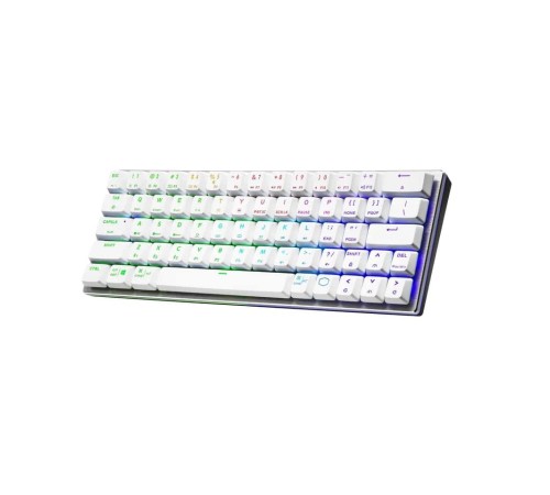 Клавиатура/ Cooler Master SK622 Silver White Hybrid Wireless Keyboard (Red Switch)