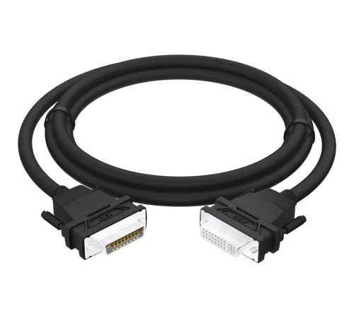 GCR Удлинитель 1.5m DVI-D, черный, DVI/DVI, 25M/25F, FullHD, 28 AWG, GCR-54714 GCR Удлинитель 1.5m DVI-D, черный, DVI/DVI, 25M/25F, FullHD, 28 AWG, GCR-54714