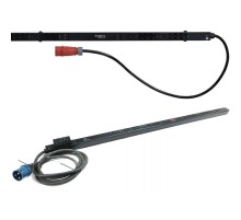 БРП Uniprom, с мониторингом, 0U, 400В, 3Ф, 16A, 36xC13 12xC19, 3м кабель, IEC309