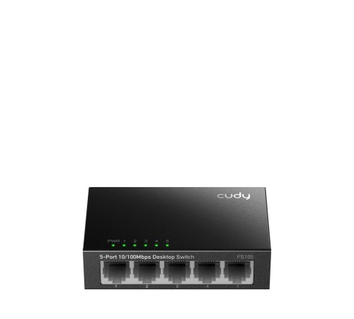 Коммутатор/ 5-Port 10/100 Mbps Desktop Switch, 5 10/100M RJ45 Ports, Loop Detection, Metal Case, Power Saving, Plug & Play Коммутатор/ 5-Port 10/100 Mbps Desktop Switch, 5 10/100M RJ45 Ports, Loop Detection, Metal Case, Power Saving, Plug & Play
