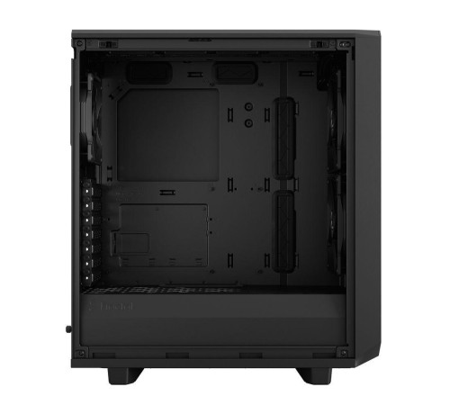 Корпус ПК без блока питания/ Case Fractal Design Meshify 2 Compact TG Light Tint, Midi-Tower, 1x120mm + 2x140mm, 2xUSB-A 3.2 + 1xUSB 3.2 Type-C ATX, mATX, mITX Black