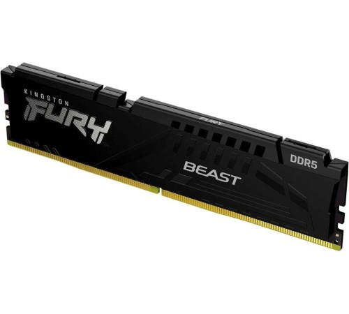 Память оперативная/ Kingston 32GB 5200MT/s DDR5 CL40 DIMM FURY Beast Black XMP Память оперативная/ Kingston 32GB 5200MT/s DDR5 CL40 DIMM FURY Beast Black XMP