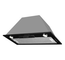 Встраиваемая вытяжка Kuppersberg/ ширина 70 см, отвод/рециркуляция, 1300 м3.ч, черный/нержавеющая сталь