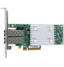 адаптер Qlogic QLE2692 16Gb Dual Port FC HBA, x8 PCIe, SR LC multi-mode optic, LP + FH, transivers included