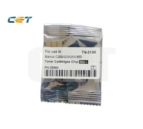 -/ Чип картриджа для KONICA MINOLTA Bizhub C200 (CET) Black, (WW), (унив.), CET5964